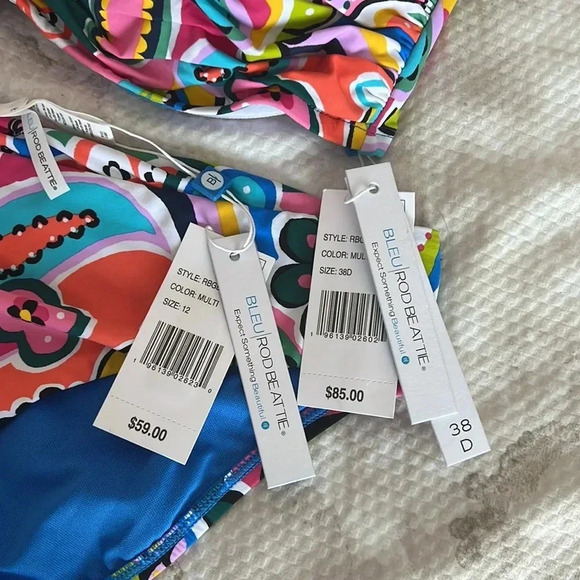 BLEU ROD BEATTIE Go For Bold Ruched Back Bottom and Bikini Top - Picture 11 of 15